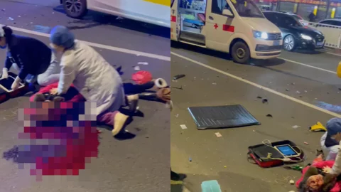 福州闽侯南屿车祸